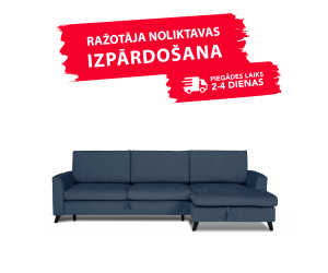 Dīvāns MARIO SLEEPING (Labais stūris, izvelkams)(Zils) Dīvāns MARIO SLEEPING (Labais stūris, izvelkams)(Zils)
